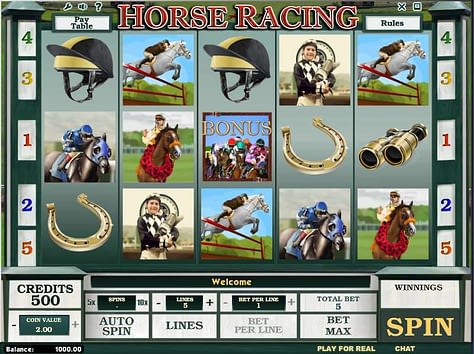horse racing screenshot